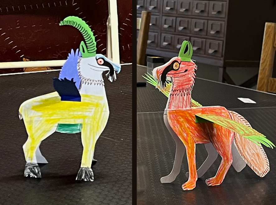 Atelier Emmanuelle Viguié, pour les 6-12 ans, Le domino des animaux